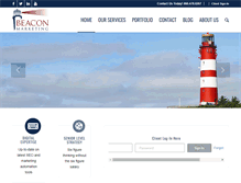 Tablet Screenshot of beacon-marketing.com